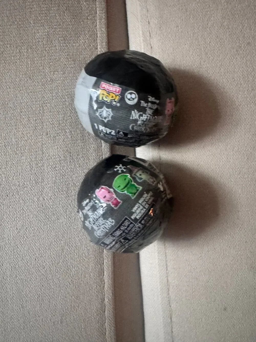 FUNKO POCKET POP Nightmare Before Christmas Coal Mystery Collectible - Set of 2
